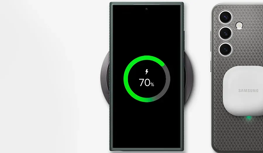 Etui Spigen Liquid Air Samsung Galaxy S24 Ultra Marble Grey